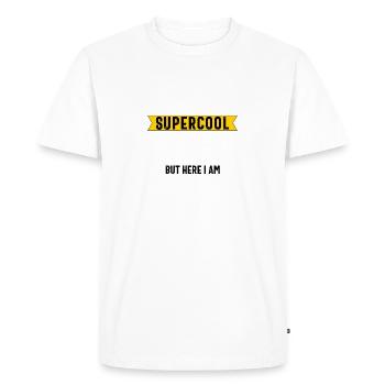 Technicien Installateur de Panneaux Solaires Hommes Renouvelable - T-shirt Premium bio Homme - blanc - Devant - Nico (187cm)