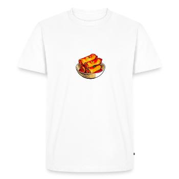 Philippines Philippines Femmes Hommes Cuisine philippine - T-shirt Premium bio Homme - blanc - Devant - Nico (187cm)