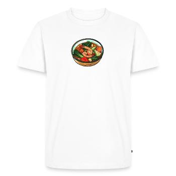 Philippines Philippines Femmes Hommes Cuisine philippine - T-shirt Premium bio Homme - blanc - Devant - Nico (187cm)