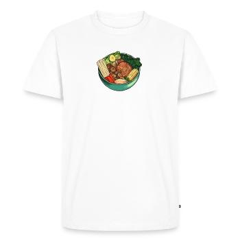 Philippines Philippines Femmes Hommes Cuisine philippine - T-shirt Premium bio Homme - blanc - Devant - Nico (187cm)