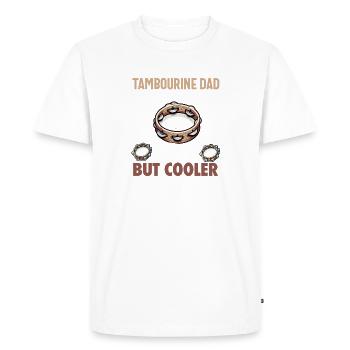 Tambourin Pour Hommes Femmes Drôle Joueur De Tambourin - T-shirt Premium bio Homme - blanc - Devant - Nico (187cm)