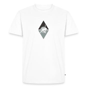Mantra Yoga Yoga - T-shirt Premium bio Homme - blanc - Devant - Nico (187cm)
