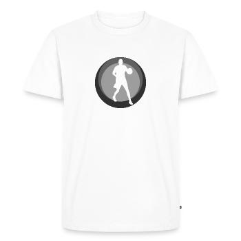 Basketball BBall Hoop - T-shirt Premium bio Homme - blanc - Devant - Nico (187cm)