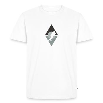Gridiron Quarterback - T-shirt Premium bio Homme - blanc - Devant - Nico (187cm)