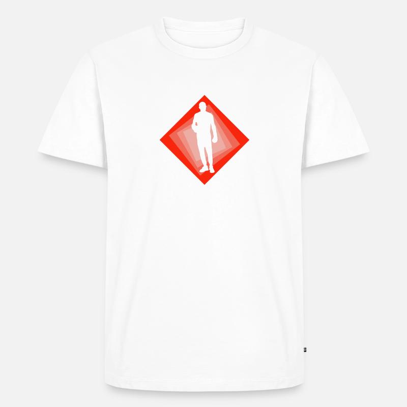 Boxer Boxhandschuhe Boxen - Männer Premium Bio T-Shirt - Weiß