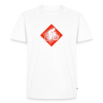 Cycling Cycling Tour Cyclists - Men's Premium Organic T-Shirt - white - Front - Nico (187cm)