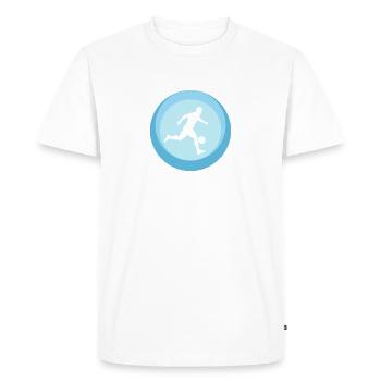Ballon de plage, Beach Soccer, Beach Soccer - T-shirt Premium bio Homme - blanc - Devant - Nico (187cm)