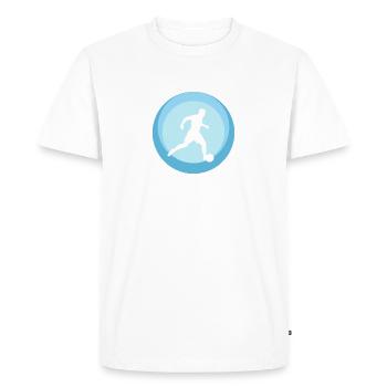 Ballon De Plage, Beach Soccer, Ballon De Plage - T-shirt Premium bio Homme - blanc - Devant - Nico (187cm)