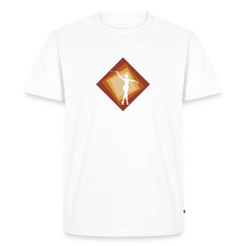 Bâton Tourbillonnant Bâton De Danse Tournant - T-shirt Premium bio Homme - blanc - Devant - Nico (187cm)