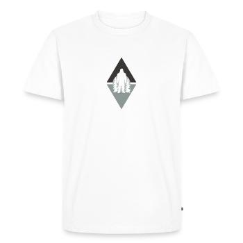 Yéti Bigfoot Bigfoot - T-shirt Premium bio Homme - blanc - Devant - Nico (187cm)
