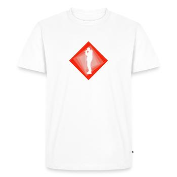 Beatbox Djing Beatboxer - T-shirt Premium bio Homme - blanc - Devant - Nico (187cm)