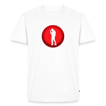 Beatboxing Djing DJ - T-shirt Premium bio Homme - blanc - Devant - Nico (187cm)