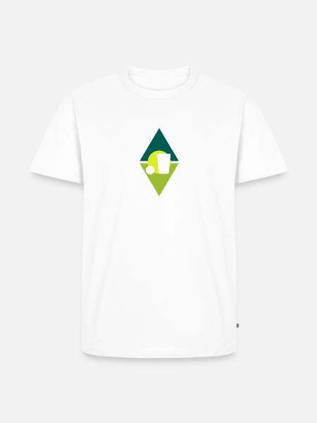 Beerpong Bier Party - Männer Premium Bio T-Shirt - Weiß