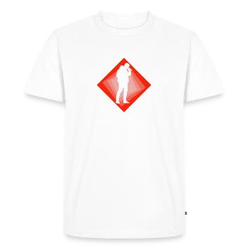 Beatbox Streetmind Beatboxing - T-shirt Premium bio Homme - blanc - Devant - Nico (187cm)