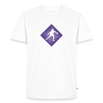 Pickleball Pickleball Raquette Tennis - T-shirt Premium bio Homme - blanc - Devant - Nico (187cm)