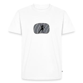 Ballerina Ballet Ballet - Men's Premium Organic T-Shirt - white - Front - Nico (187cm)