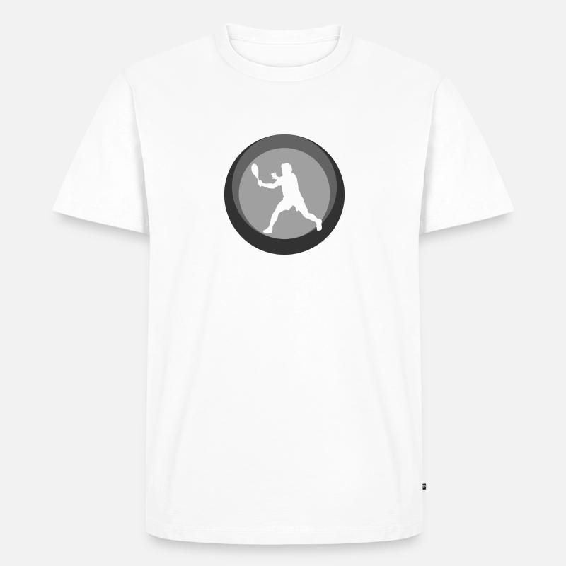 Squash Rackets Squash Squash Rackets - Men's Premium Organic T-Shirt - white