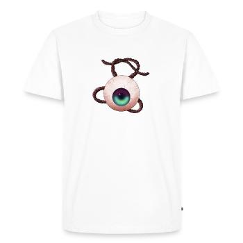 Eyeball - T-shirt Premium bio Homme - blanc - Devant - Nico (187cm)
