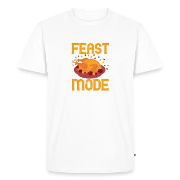 Dinde de Thanksgiving - T-shirt Premium bio Homme - blanc - Devant - Nico (187cm)