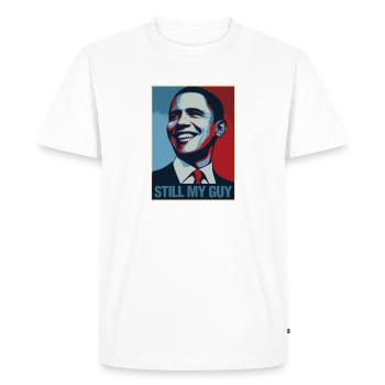 Obama Still My Guy Barack Obama - Men's Premium Organic T-Shirt - white - Front - Nico (187cm)