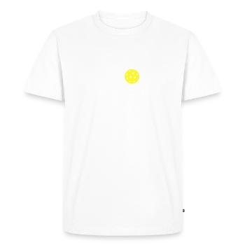 Real Men Stay Out Of The Kitchen Funny Pickleball - Men's Premium Organic T-Shirt - white - Front - Nico (187cm)