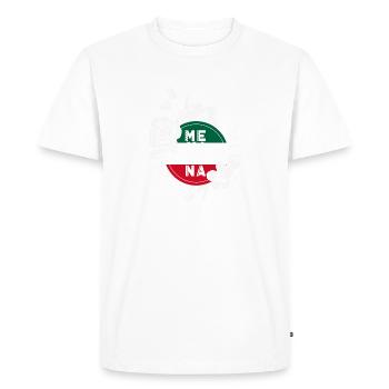 Mexicana Latina Cute Rose Flowers - Men's Premium Organic T-Shirt - white - Front - Nico (187cm)