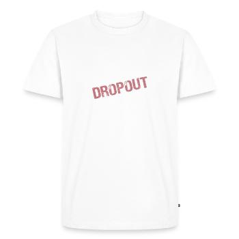 Hebrew School Dropout Funny Jewish - Men's Premium Organic T-Shirt - white - Front - Nico (187cm)