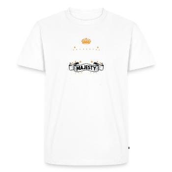 Trainer T Fun Quote Trainer - Men's Premium Organic T-Shirt - white - Front - Nico (187cm)