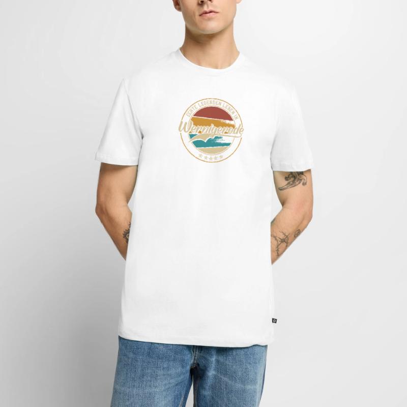 Wernigerode Echte Legenden leben in Wernigeroder Männer Premium Bio T-Shirt