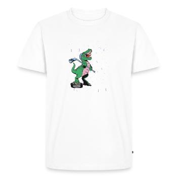 Rawr I’m 6 6th Birthday Party T Rex Dinosaur - T-shirt Premium bio Homme - blanc - Devant - Nico (187cm)
