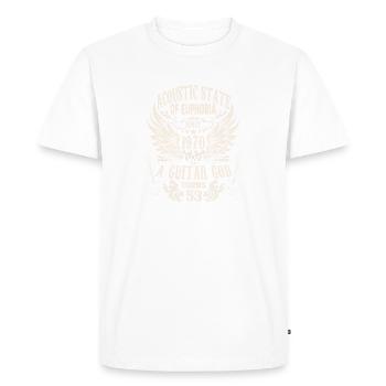 Hobby musician guitarist birthday 1970 - Men's Premium Organic T-Shirt - white - Front - Nico (187cm)