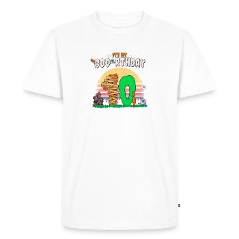 It's my Boo-rthday, Funny Halloween 10 Years Old - Men's Premium Organic T-Shirt - white - Front - Nico (187cm)