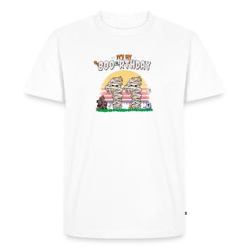 It's my Boo-rthday, Funny Halloween 11 Years Old - Men's Premium Organic T-Shirt - white - Front - Nico (187cm)