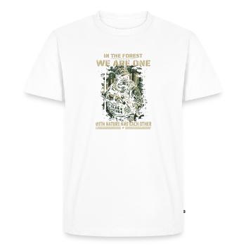 Camouflage de conception tactique des forces spéciales - T-shirt Premium bio Homme - blanc - Devant - Nico (187cm)