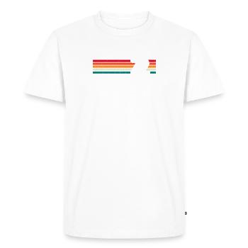 Génial depuis 1972 Cadeaux 51e anniversaire 51 ans - T-shirt Premium bio Homme - blanc - Devant - Nico (187cm)