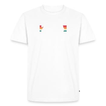 Génial depuis 2008 Cadeaux 15e anniversaire 15 ans - T-shirt Premium bio Homme - blanc - Devant - Nico (187cm)