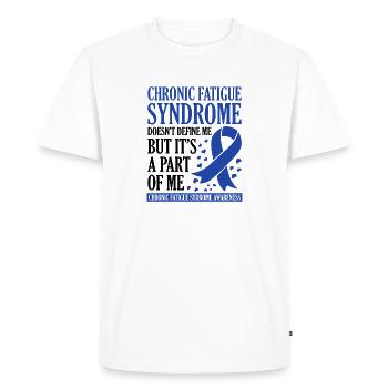 Chronic fatigue syndrome defines me - Men's Premium Organic T-Shirt - white - Front - Nico (187cm)