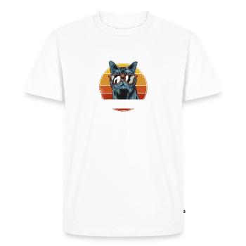 Génial depuis 1967, 56 ans, 56e anniversaire - T-shirt Premium bio Homme - blanc - Devant - Nico (187cm)