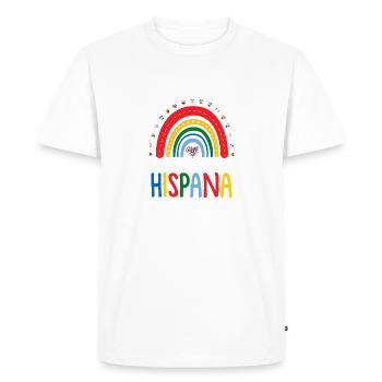 Mes Nacional De La Herencia Hispana Latino - Men's Premium Organic T-Shirt - white - Front - Nico (187cm)