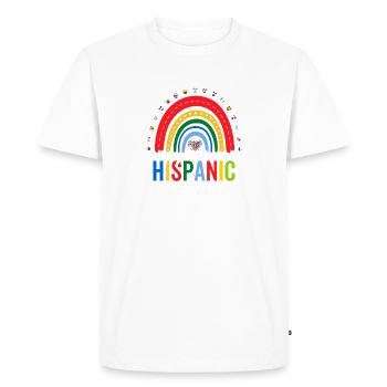 National Hispanic Heritage Month Funny Spanish - Men's Premium Organic T-Shirt - white - Front - Nico (187cm)
