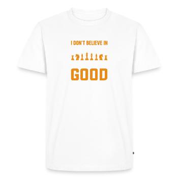 Chess Psychology Funny Chess Good Moves Chess - Men's Premium Organic T-Shirt - white - Front - Nico (187cm)