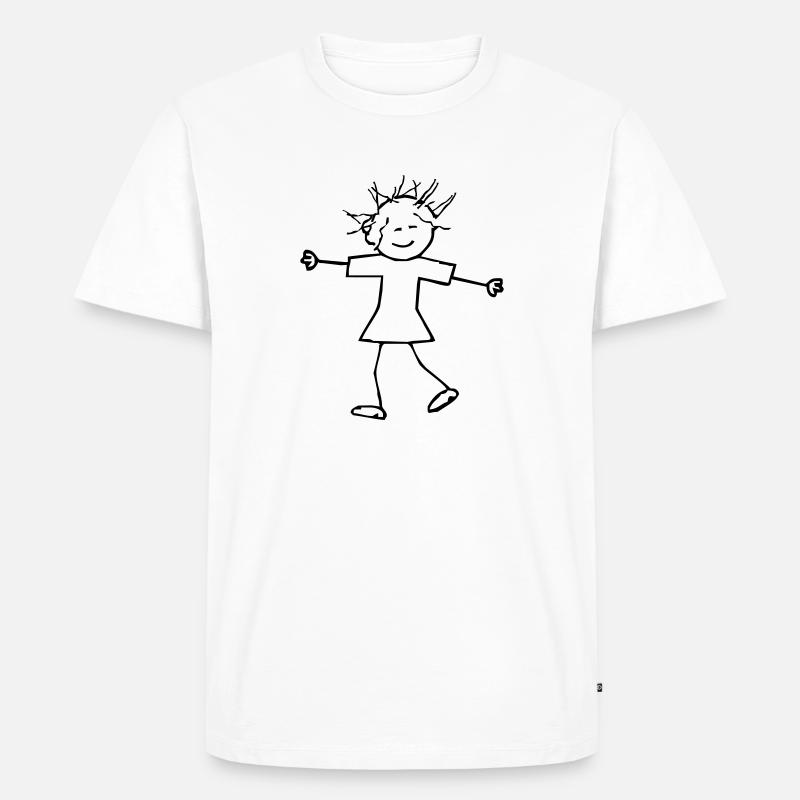 Fille - T-shirt Premium bio Homme - blanc