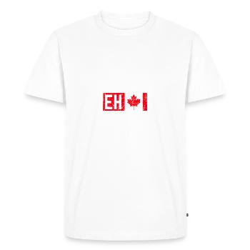 Bring Your Eh Game Canadian Flag Canada Pride - Men's Premium Organic T-Shirt - white - Front - Nico (187cm)