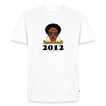 Black Queens Nées en 2012 ont 12 ans et Look - T-shirt Premium bio Homme - blanc - Devant - Nico (187cm)
