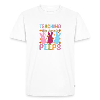 Great Idea For Students Teacher Children day Gift - Men's Premium Organic T-Shirt - white - Front - Nico (187cm)