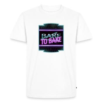 pirate chef pastry chef design sayings cook - Men's Premium Organic T-Shirt - white - Front - Nico (187cm)