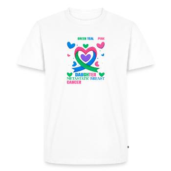 Grand Breast Cancer Awareness Vintage pour les femmes - T-shirt Premium bio Homme - blanc - Devant - Nico (187cm)