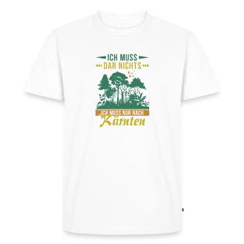 I just have to go to Carinthia Forest Mountains - Men's Premium Organic T-Shirt - white - Front - Nico (187cm)