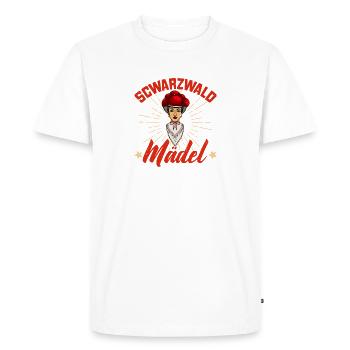 Schwarzwaldmädel Schwarzwald German Wald - Men's Premium Organic T-Shirt - white - Front - Nico (187cm)
