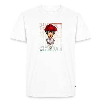 Schwarzwaldmädel Schwarzwald German Wald - Men's Premium Organic T-Shirt - white - Front - Nico (187cm)